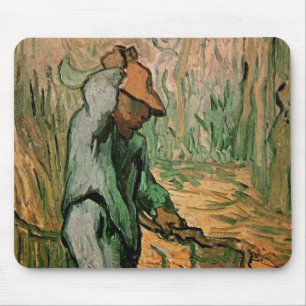 Tapis De Souris Bûcheron (d'après Millet) par Vincent van Gogh