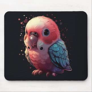 Tapis De Souris Budgie Bliss Dans Le Style Kawaii Mousepad