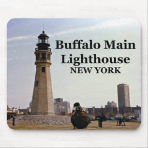 Tapis De Souris Buffalo Main Lighthouse, New York Mousepad