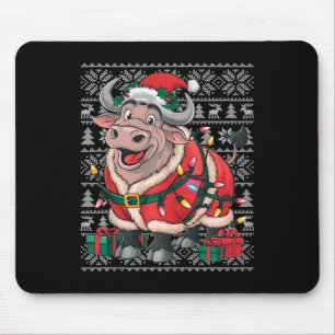Tapis De Souris Buffalo Xmas Sweer Style Vilain Père Noël Buffalo