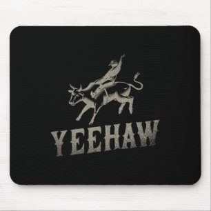 Tapis De Souris Bull équitation équitation équitation Western Rode