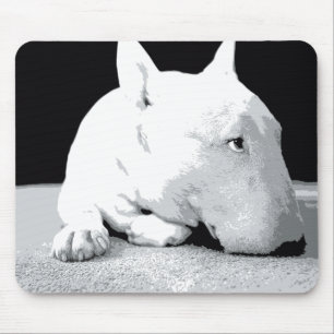 Tapis De Souris Bull-terrier anglais, copie d'art de bruit