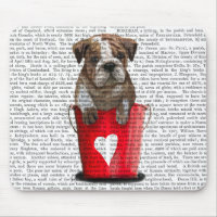 Bulldog Bucket Of Love Red