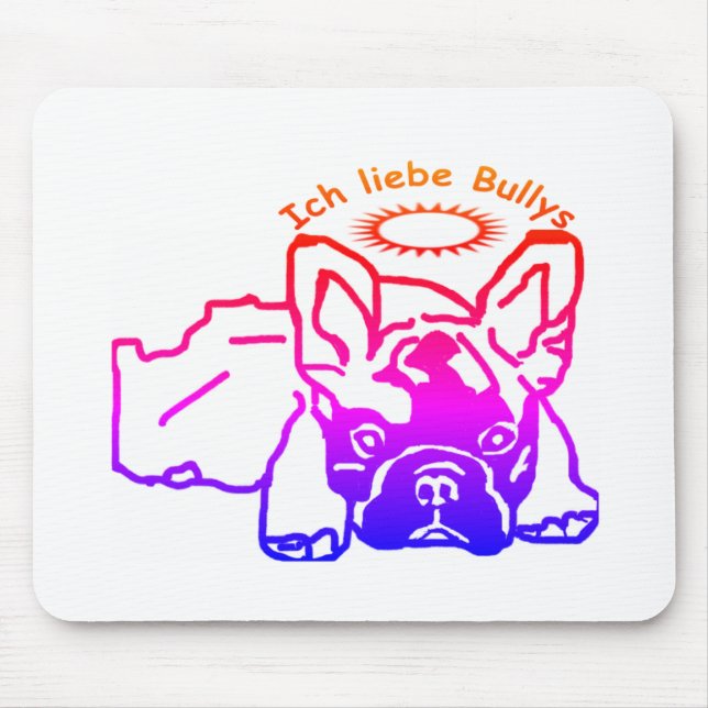 Tapis De Souris Bulldogge français Mousepad (Devant)