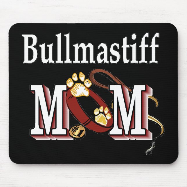 Tapis De Souris Bullmastiff Chien MOM (Devant)