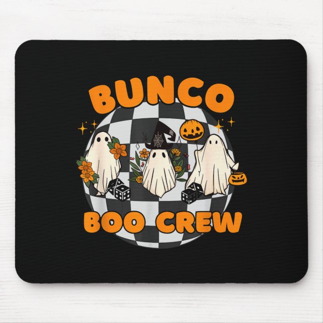 Tapis De Souris Bunco Boo Crew Bunco Halloween Dice  (Devant)