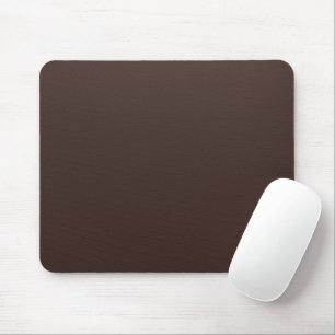 Tapis De Souris Bureau Design Tissu Cuir Brun Élégant