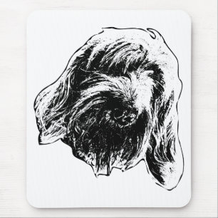 Tapis De Souris Bureau Spinone Calme