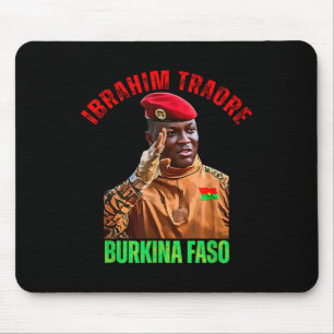 Tapis De Souris Burkina Faso - Ibrahim Traoré Thomas Sankara