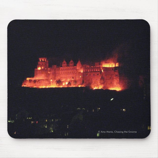 Tapis De Souris Burning de château d'Heidelberg (Devant)