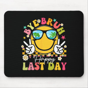 Tapis De Souris Bye Bruh Joyeux Jour De L'École Professeurs Garçon