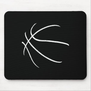 Tapis De Souris Bysketbyll Silhouette Bbyll Joueur Coach Sports Pa