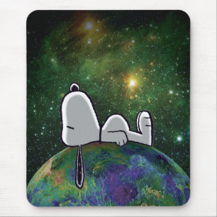 Tapis De Souris cacahuètes Snoopy Espacé