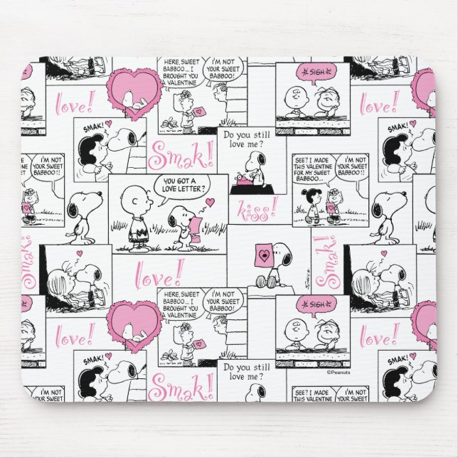 Tapis De Souris cacahuètes | Valentine Heart Love Motif (Devant)