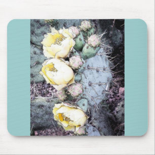 Tapis De Souris Cactus Flower Digital Ink
