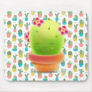 Tapis De Souris Cactus Sourire
