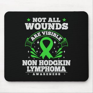Tapis De Souris Cadeau cancer du sang Ruban de sensibilisation au