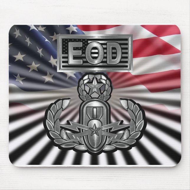 Tapis De Souris Cadeau commémoratif "EOD Master Blaster" (Devant)