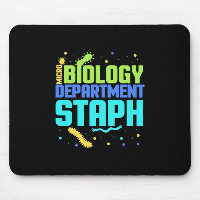 Tapis De Souris Cadeau d'anniversaire | Service de micro-biologie  (Devant)