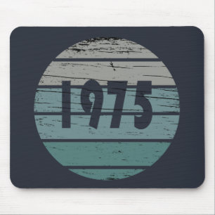 Tapis De Souris cadeau d'anniversaire vintage né en 1975