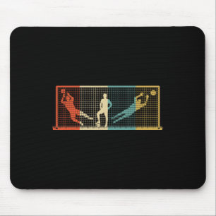 Tapis De Souris Cadeau de gardien de but de football rétro