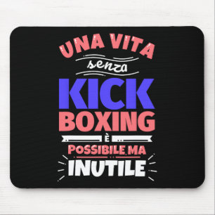 Tapis De Souris Cadeau de kickboxing drôle sports athlétiques - Sa