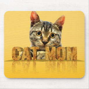 Tapis De Souris Cadeau de maman de chat chemise maman chat mei