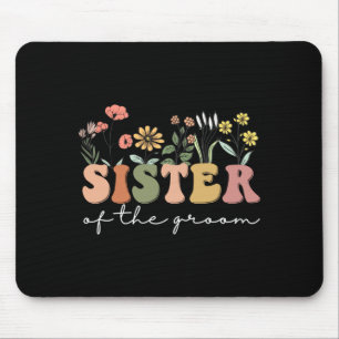 Tapis De Souris Cadeau de Mariage pour Sœur de la Mariée Sœur du