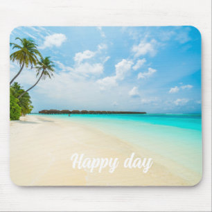 Tapis De Souris Cadeau de vacances personnalisées sur l'île souven