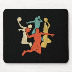 Tapis De Souris Cadeau d'équipe rétro silhouette vintage Sketll 60