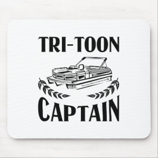 Tapis De Souris Cadeau drôle de capitaine de bateau ponton hommes