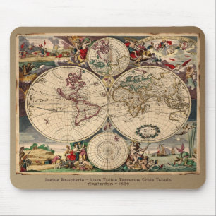 Tapis De Souris Cadeau du concepteur de cartes du Vieux Monde