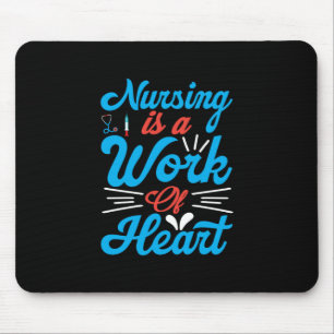 Tapis De Souris Cadeau infirmière   L'Infirmière Est Une Oeuvre De