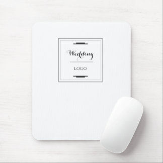 Tapis De Souris Cadeau Personnalisé Élégant de Mariage Moderne sur