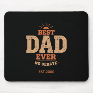 Tapis De Souris Cadeau Personnalisé Rétro Meilleur Papa Jamais Vu