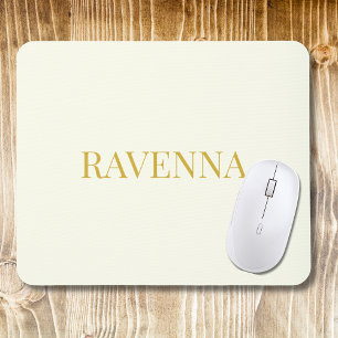 Tapis De Souris Cadeau personnalisé sérif luxe crème pour elle