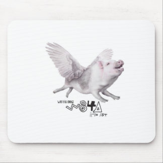 Tapis De Souris Cadeau populaire de vrai porc de vol quand les