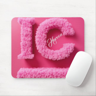 Tapis De Souris Cadeau Pour Haroon Modern 3D Photo Grid
