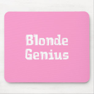 Tapis De Souris Cadeaux blonds de génie