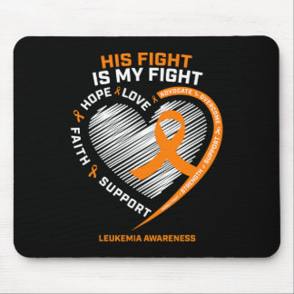 Tapis De Souris Cadeaux Combattants Leukemia Sensibilisation Mari 