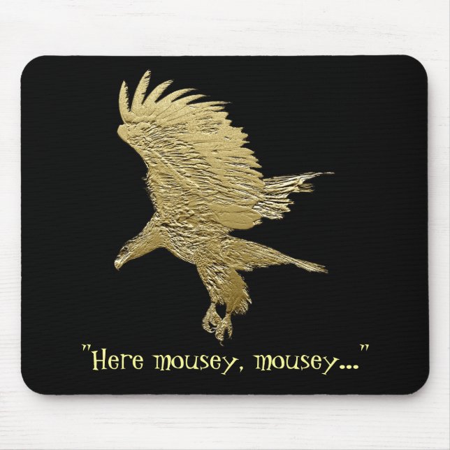 Tapis De Souris Cadeaux d'aigle "Golden Boy" (Devant)