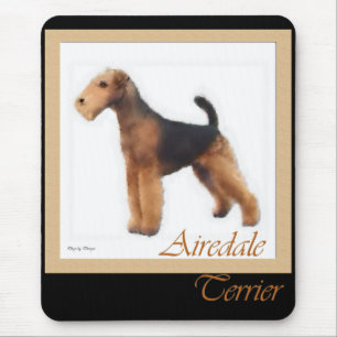Tapis De Souris Cadeaux d'art Airedale Terrier