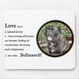 Tapis De Souris Cadeaux d'art Bullmastiff