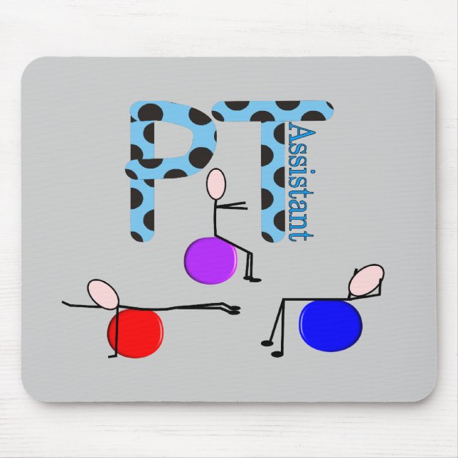 Tapis De Souris Cadeaux d'assistant de physiothérapie (Devant)