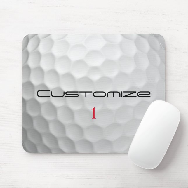 Tapis De Souris Cadeaux de balles de golf personnalisées Série Sig (Avec souris)
