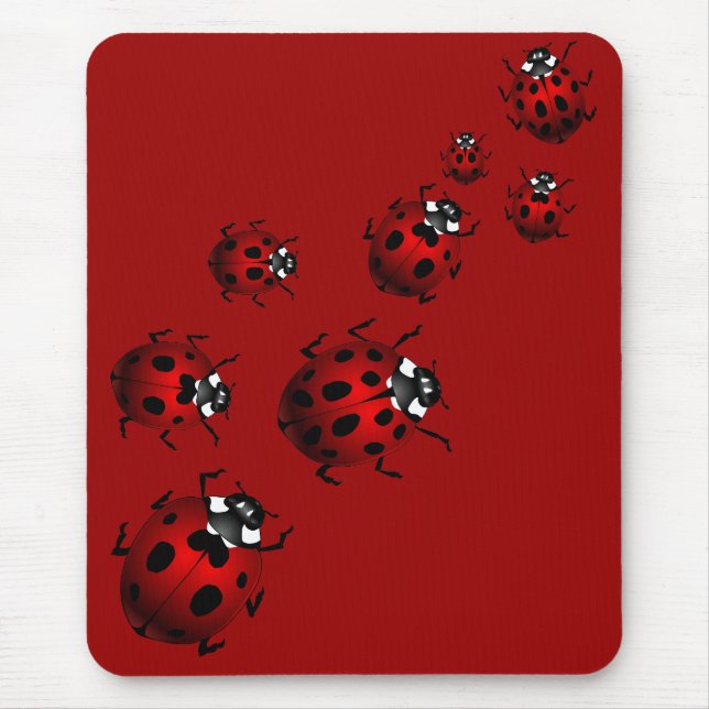 Tapis De Souris Cadeaux de coccinelle de souvenir d'insecte de (Devant)