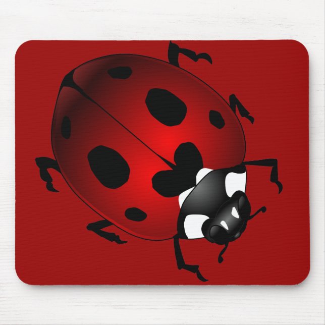 Tapis De Souris Cadeaux de coccinelle de souvenir d'insecte de (Devant)
