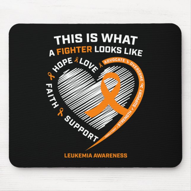 Tapis De Souris Cadeaux de combat de sensibilisation Hommes Femmes (Devant)