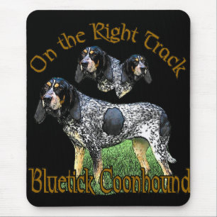 Tapis De Souris Cadeaux de Coonhound de Bluetick