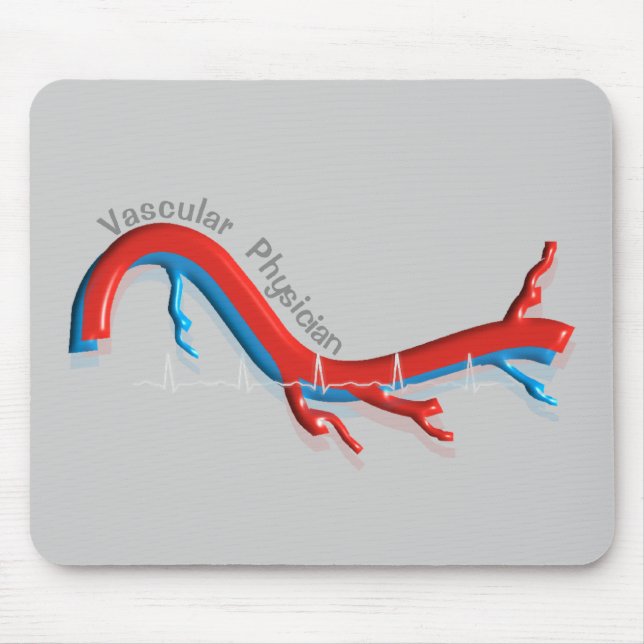 Tapis De Souris Cadeaux de médecins vasculaires uniques (Devant)